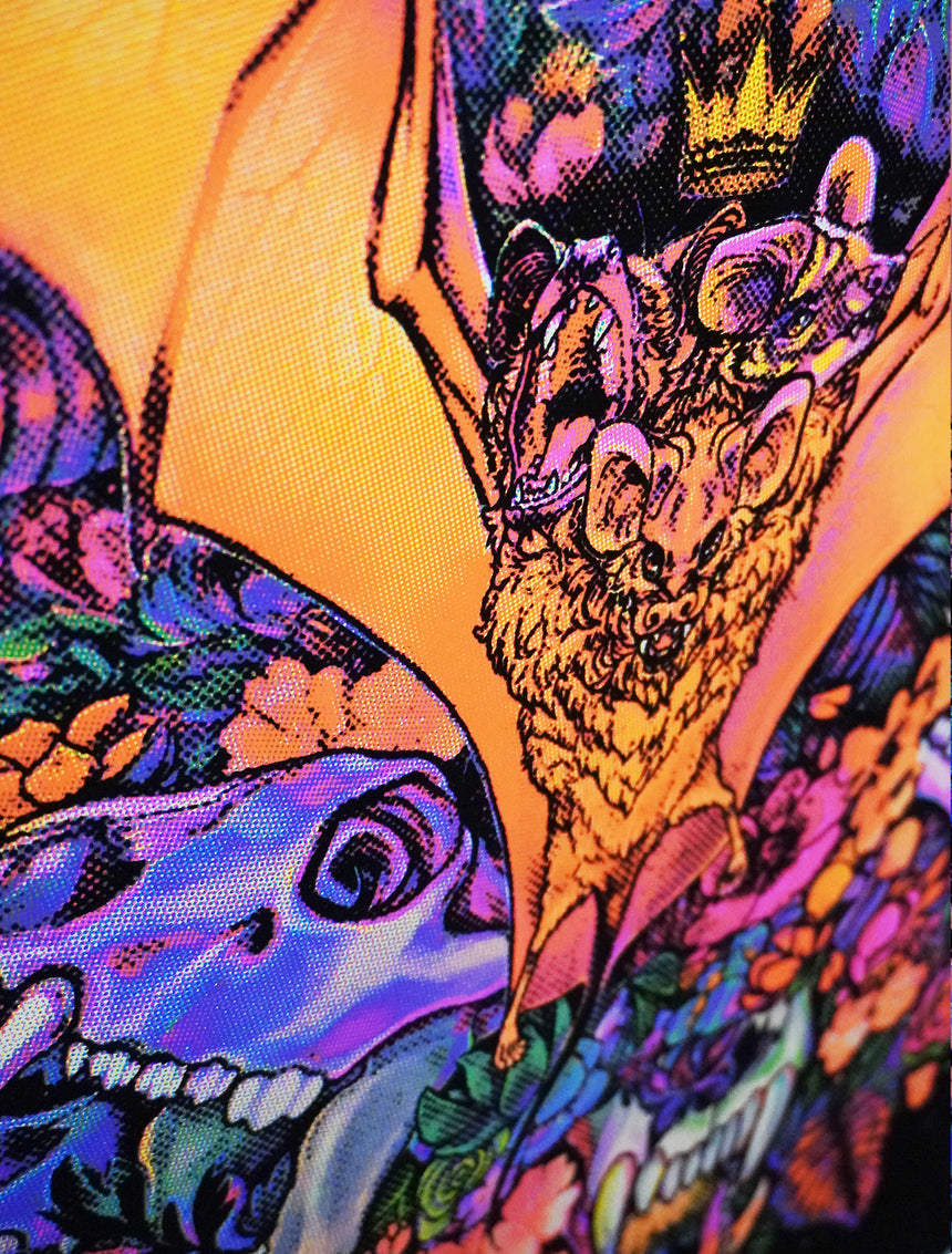 Bat King black light poster