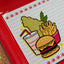 Fast Food Red Large Rolling Tray