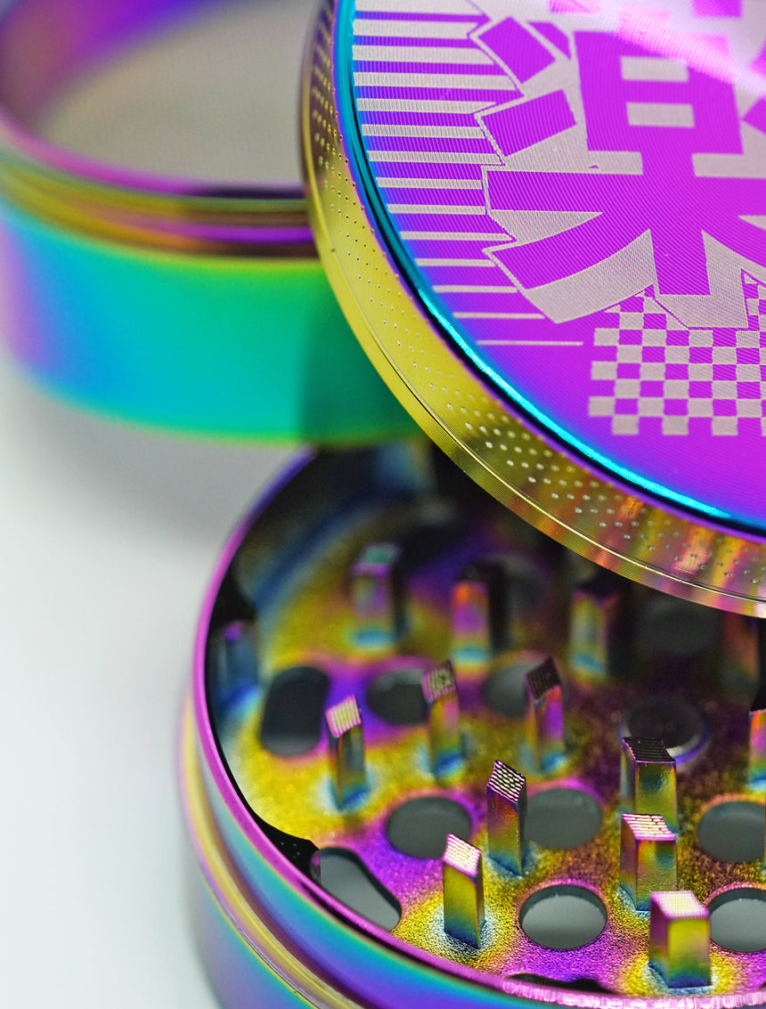 Aesthetic Rainbow aluminum Grinder 63mm